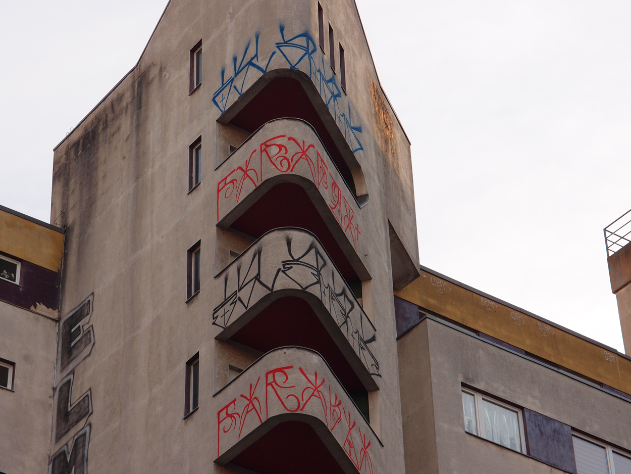 fotos de pixação em Berlim 2018/19